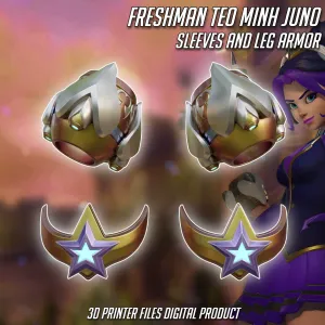 Juno Freshman Teo Minh Cosplay Sleeves Legs Armor Overwatch