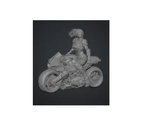 Orange Thunder Rider Girl