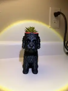 Labradoodle Flower Pot/Vase