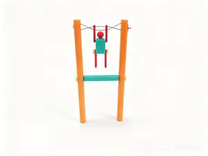 Classic Retro Toy - Little Man on the Horizontal Bar