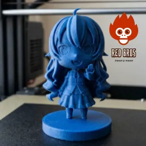 🗡️ ¡La Pequeña Furia Roja! – Eris Chibi (Mushoku Tensei)