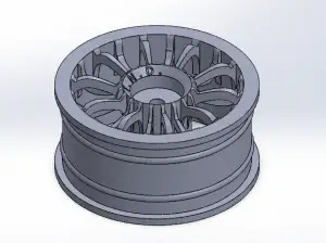 jante 1.10 hexa 12mm Baton miroir