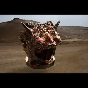 ugly dragon or trash can
