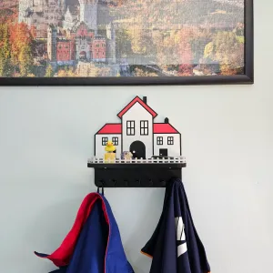 Wall shelf with hooks - Home