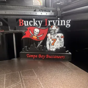 NFL - Tampa bay Buccaneers Bucky Irving display