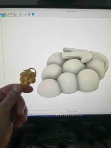 Grape keychain