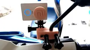 mount for Action cam in the rearview mirror
