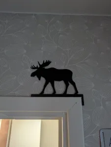 Elk door sign