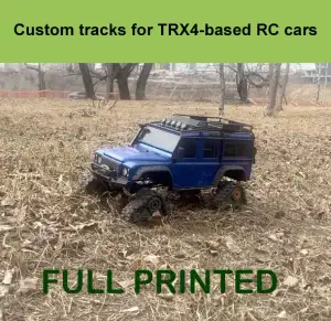 Custom tracks for TRX4-based RC cars