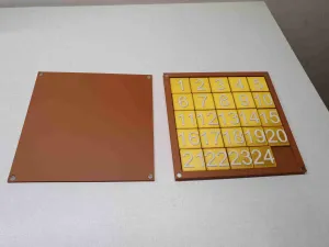 SLIDING NUMBERS PUZZLE - GAME OF TWENTY-FOUR