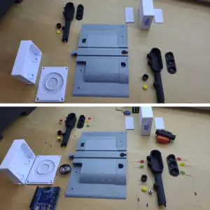 Arduino controlled Pedestrian crossing for Brio/Ikea.