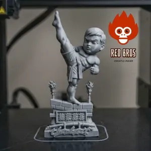 ¡El Dragón Blanco en Acción! – Frank Dux Chibi (Bloodsport)