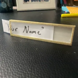 Name Plate Holer