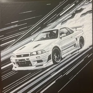 Nissan Skyline Zoom Hueforge 200x200