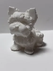 Cute dog figurine