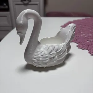 Swan flower pot