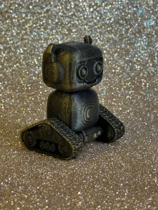 Cute Tank Robot – Stylized 3D Printed Mini Figure