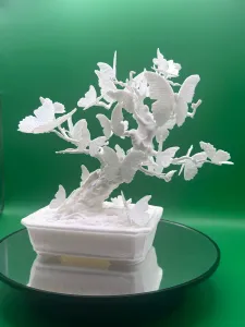 Bonsai with Butterfly