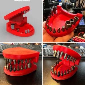 Hex bit teeth