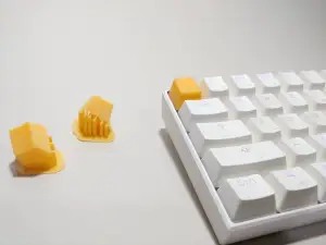 row 1 1u blank keycap for cherry mx style switches