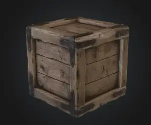 Medieval Fantasy Crate for Dioramas and DnD