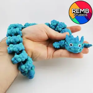 Articulated Soap Bubble Dragon | Flexi Soap Bubble Dragon
