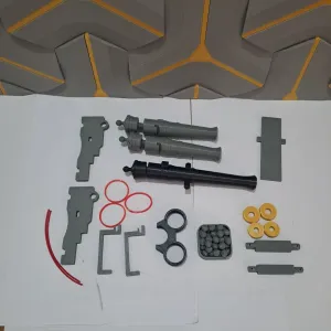 3 cannon miniature