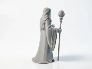 Saruman Figurine Lord of the Rings 3D Printable