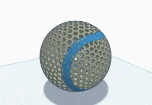 Airless tennis ball