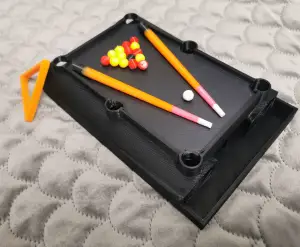 Desktop Pool Table + Accessories - No Support Needed