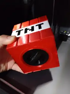 Minecraft TNT Piggy Bank