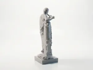 Iron Mercury Classical Statue 3D Printable