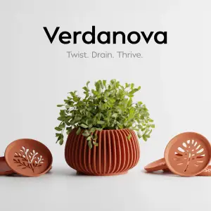 Plant Pot Verdanova – Twist. Drain. Thrive.