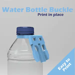 BUCKLE - To Wear Your Water Bottle (PRINT IN PLACE BUCKLE)