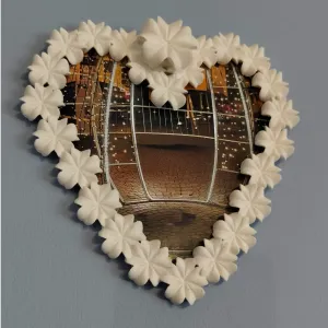 Heart of flowers - for the wall, you can add a photo