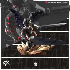 ASTA - BLACK CLOVER 3D PRINT STYLIZED