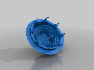 arena internal army diorama
