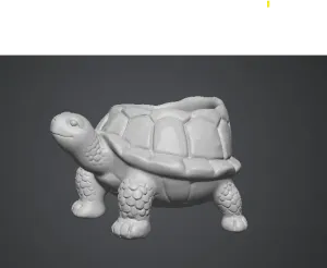 Gamelle Tortue Low-Poly for dogs and cats