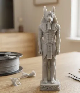 Egyptian style statues