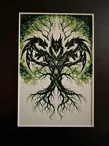 Tiamat Green Tribal Hueforge