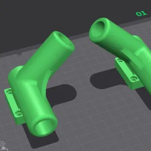 Clothes dryer legs with wheel mounting pads