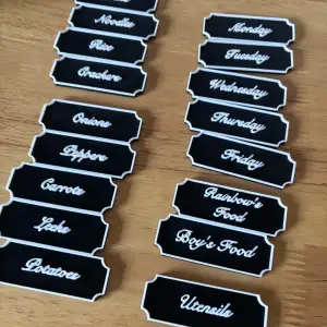 Old fashioned tags