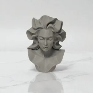Waves of Serenity - bust sculpture