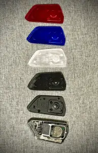 VW Golf 8 Key Fob Battery Cover - High-Precision 3D Scan (1: