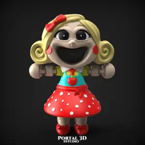 SMILING MISS DELIGHT // PRINT-IN-PLACE WITHOUT SUPPORT