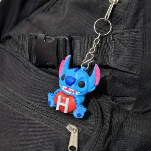 Stitch H Keychain