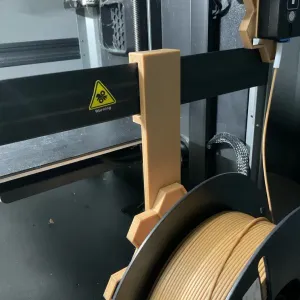 Honeycomb side spool holder support