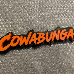 TMNT Cowabunga stand logo decor