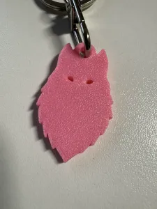Wolf Head Keychain Pendant