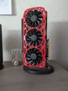 Vertical dual/triple slot GPU stand (display only)